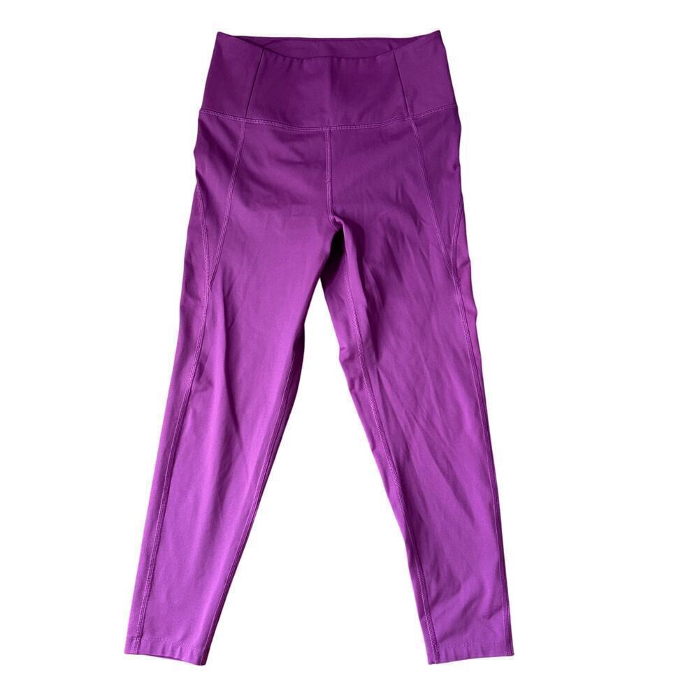 Girlfriend Collective Purple Skinny Compression Workout athletic leggings size M